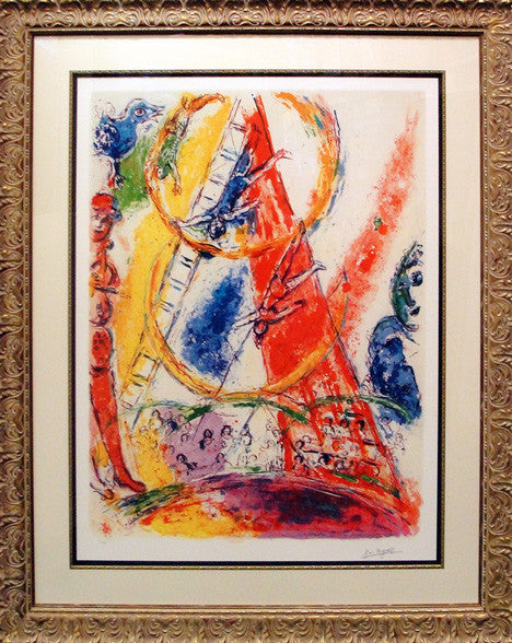Untitled from Le Cirque) by Marc Chagall, lithograp