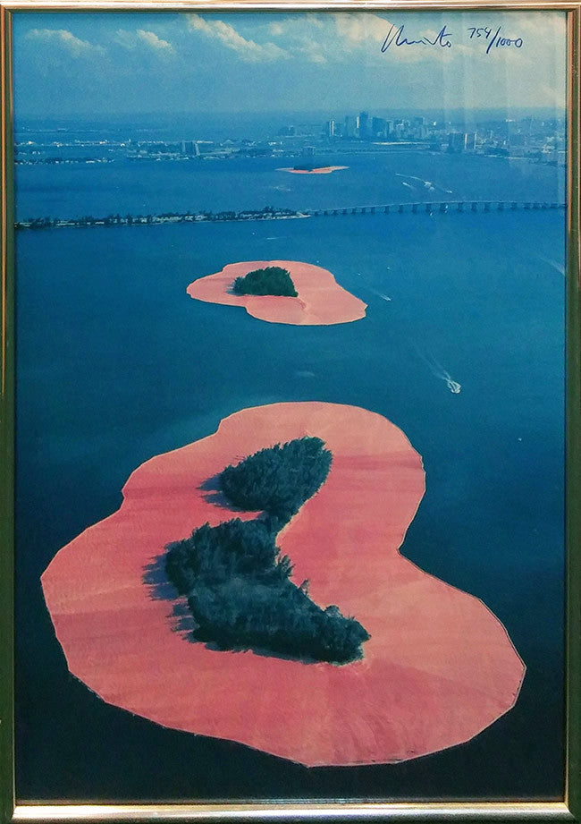 Surrounded Islands by Christo, 1980 offset lithograph