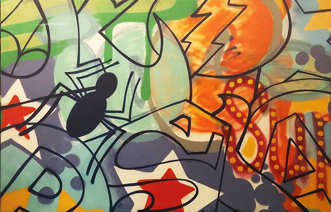 Gotham by John Matos Crash, 2004 acrylic on canvas