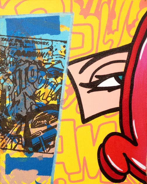 You Phoney by John Matos Crash, 1996 spray paint on canvas