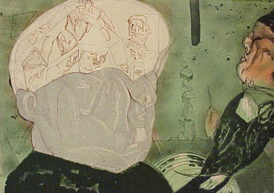 Macbeth by Jose Luis Cuevas, etching