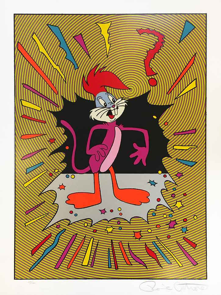 Identity Crisis (White) by Ronnie Cutrone, serigraph
