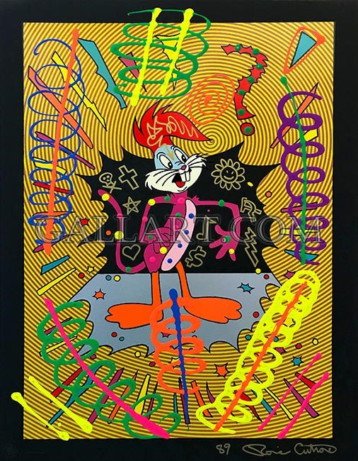 Identity Crisis (Unique) by Ron Cutrone, 1989 serigraph