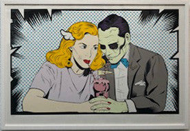 Date with Death by D*face, 2017 screenprint