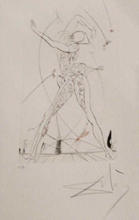 All's Well That Ends Well by Salvador Dali, 1976 etching