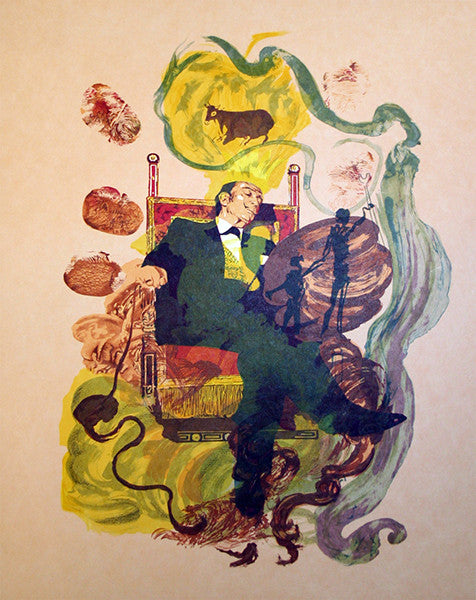 Dali Dreams - King of Coins by Salvador Dali, lithograph