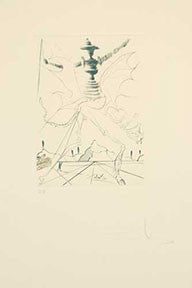 Henry VI a by Salvador Dali, 1976 etching