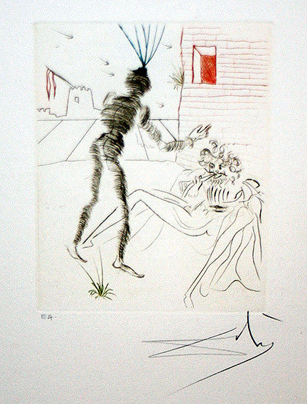 Henry V a by Salvador Dali, 1970 etching
