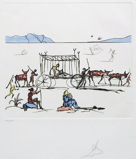 Judgement by Salvador Dali, etching
