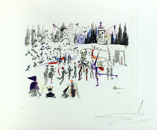 Les Moulins the Mills) by Salvador Dali