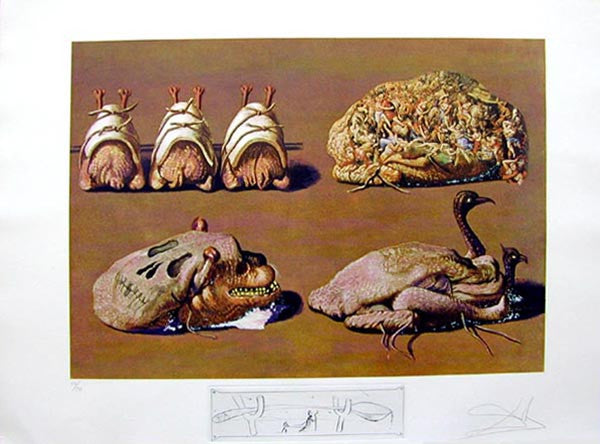 Princely Plier Caprices by Salvador Dali, 1971 lithograph