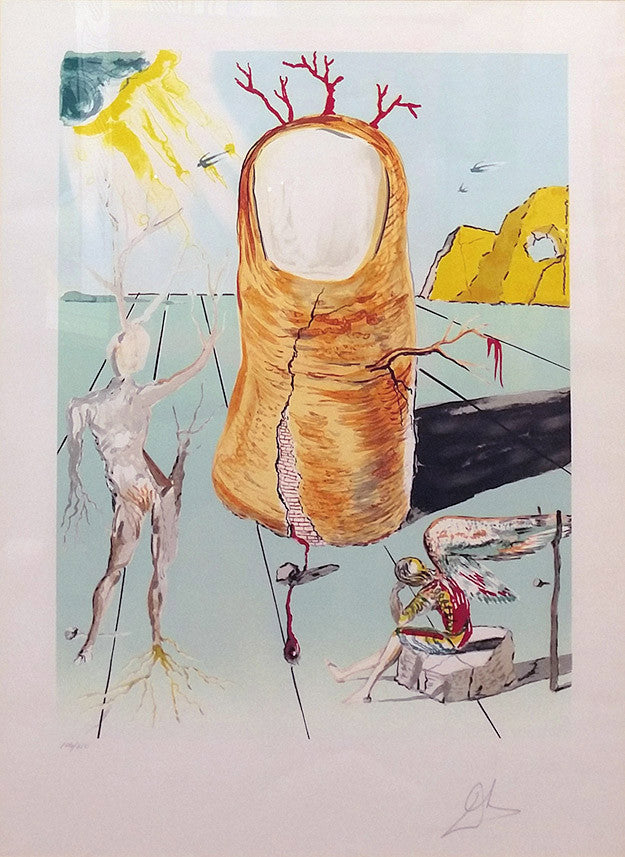 Retrospective II: La Vision Del Angel Du Cap De Creus by Salvador Dali, 1979 lithograph on Arches paper