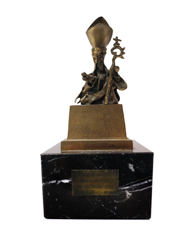 Saint Narcissus of the Flies by Salvador Dali, bronze