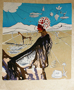 The Earth Goddess the Chef) by Salvador Dali, 1980 lithograph