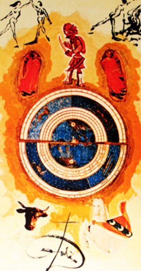 Wheel of Fortune by Salvador Dali, lithograph