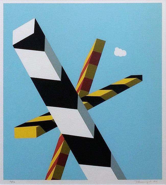 Resonance by Allan D'arcangelo by Artists Misc., 1978 silkscreen