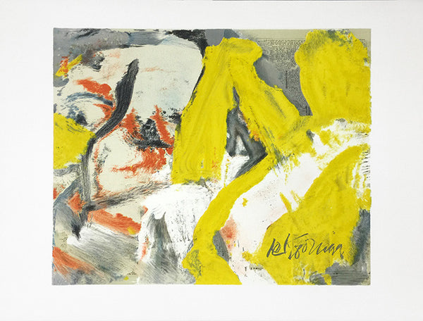 MAN AND THE BLONDE BY WILLEM DE KOONING