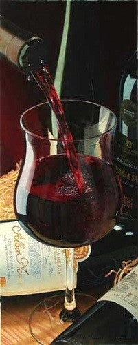 Abbot Red Wine by E. Denis, 2006 oil on canva