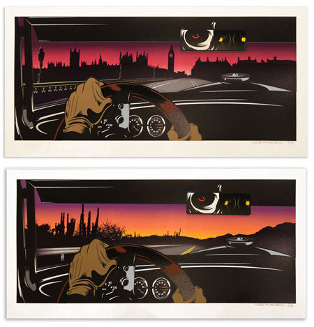 Rear View by D*face, 2014 screen print