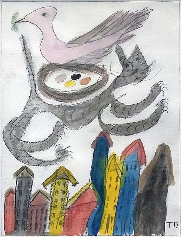 UNKNOWN TITLE (BIRD & CAT) BY THORNTON DIAL