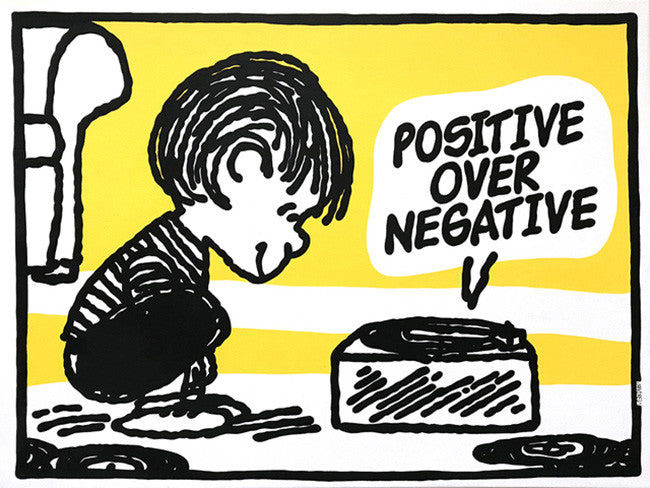 Positive over Negative by Mark Drew by Artists Misc., screen print