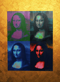 Mona Lisa by Murray Eisner, giclee, on canvas