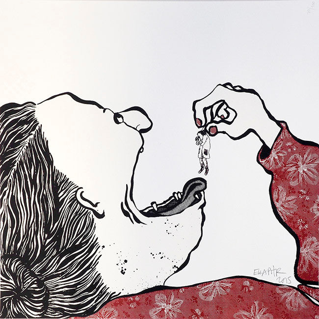 Ailleurs Si J'y Suis by Ella & Pitr, 2015 screenprint