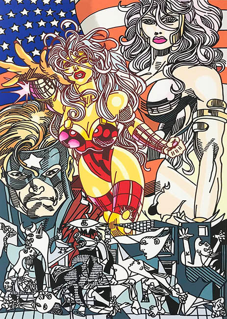 Gudmundur by Erro by Artists Misc., 2003 screen print