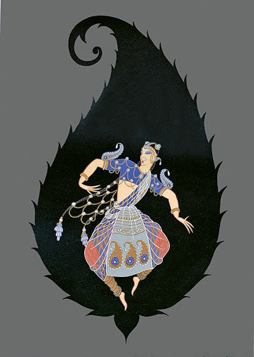 Bayadere by Erte, 1986 serigraph
