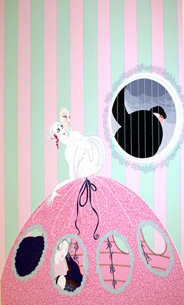 Deception by Erte, 1985 serigraph