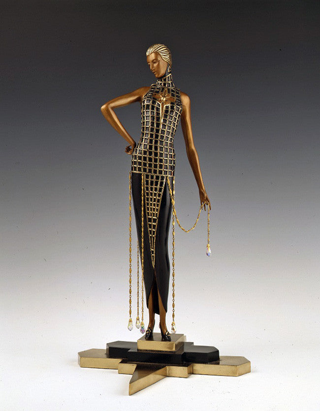Deco by Erte, 1990 bronze