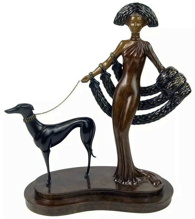 Elegance by Erte, 1980 bronze