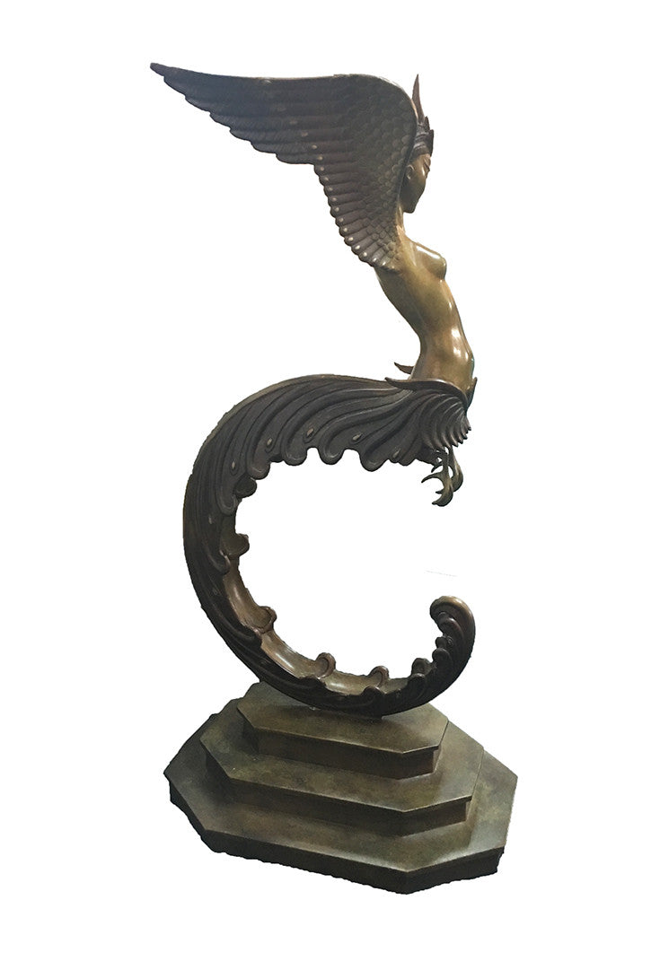 Firebird by Erte, 1981 bronze