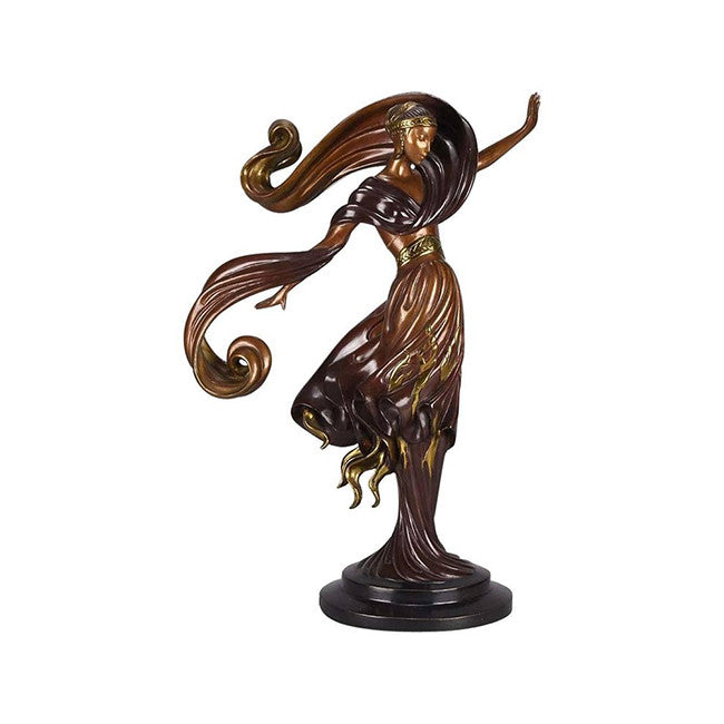 Flames of Love by Erte, 1987 bronze
