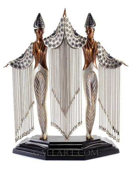 Les Bijoux De Perles by Erte, 1990 bronze