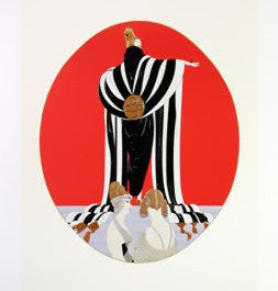 Monaco by Erte, 1986 serigraph with foil