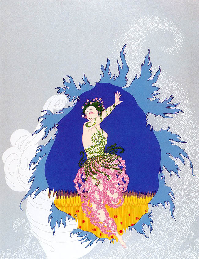 The Coming of Spring by Erte, 1982 serigraph