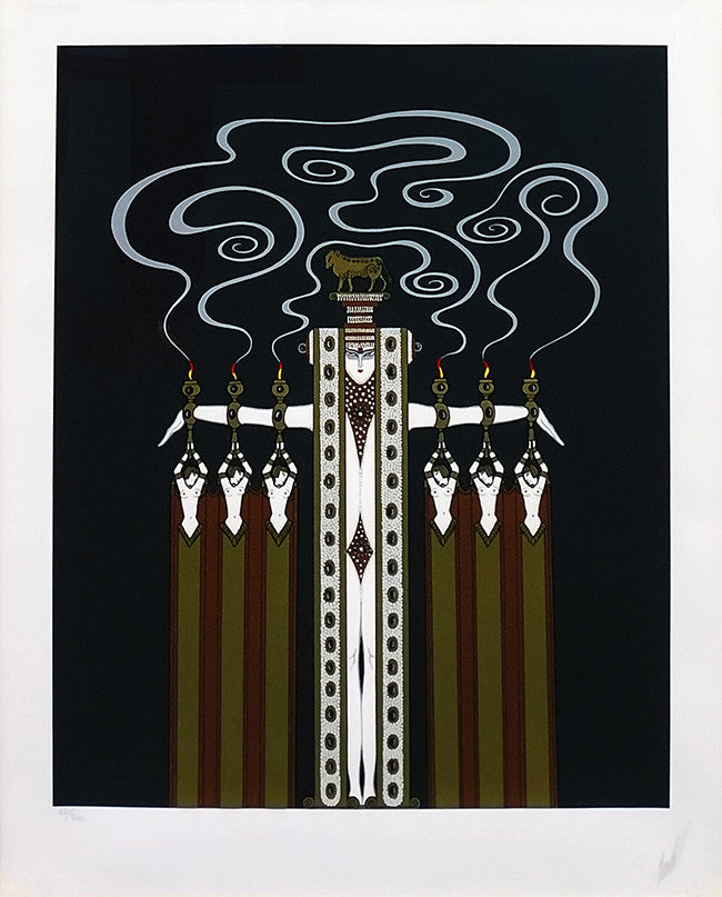 The Golden Calf by Erte by Fdo Fdez, 1983 serigraph