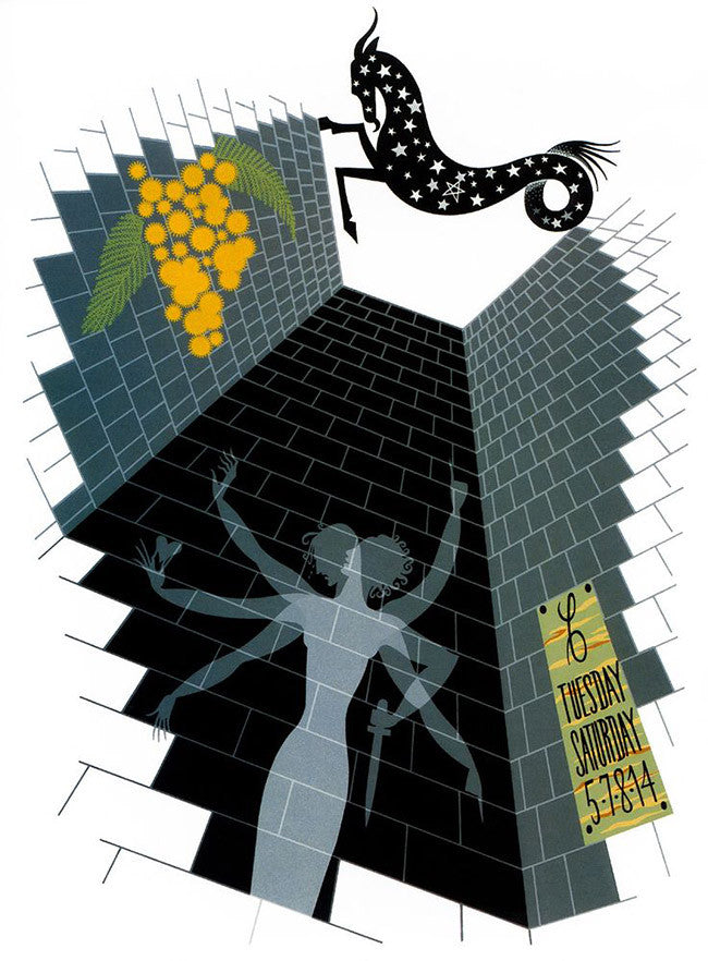 The Zodiac - Capricorn by Erte, 1982 serigraph