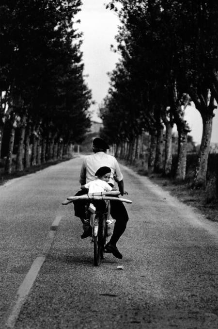 France, Provence, 1955 ( Boy with Baguette) by Elliott Erwitt, silver gelatin