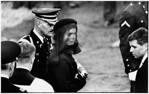 Portfolio I: Jacqueline Kennedy at Jfk's Funeral by Elliott Erwitt, silver gelatin