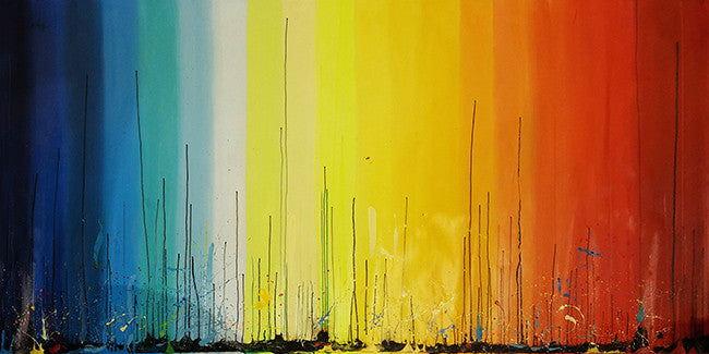 Entre El Negro Y Rojo by Euzo (Miguel Angel Quarte) by Artists Misc., 2015 acrylic on canvas