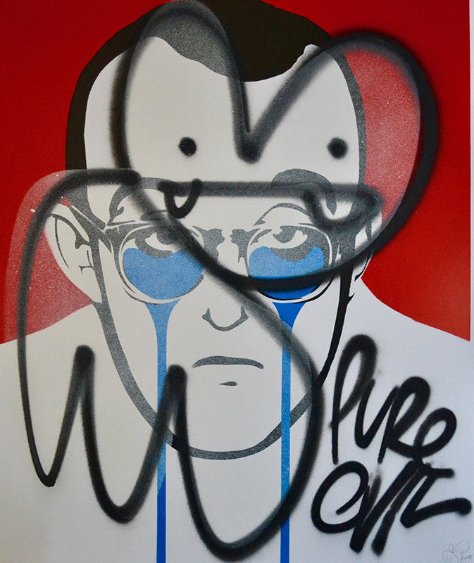 Keith Haring's Nightmare II by Pure Evil by Keith Haring, 2014 hand finished screenprint