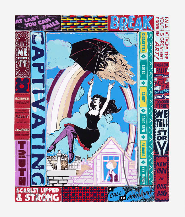 A Call to Adventure by Faile, 2013 screenprint