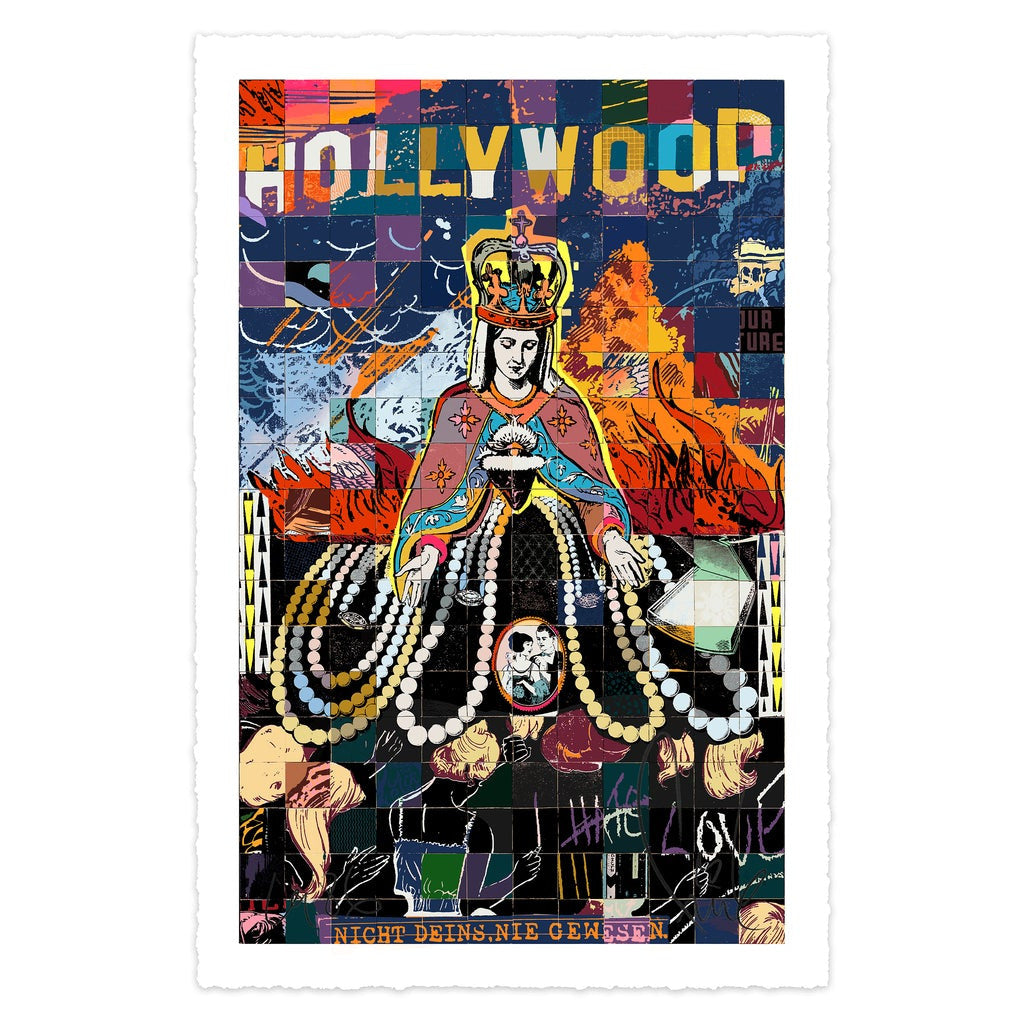 Hollywood Nights by Faile by Artists Misc., 2021 screen print