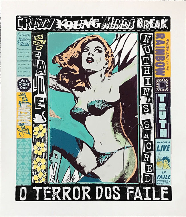 The Right One, Happens Everyday by Faile by Artists Misc., 2014 silkscreen