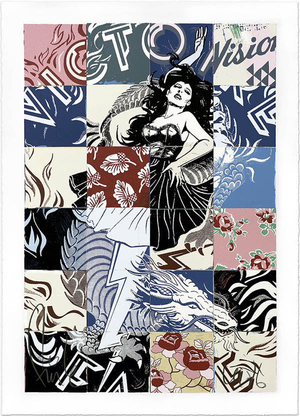 Visions Victoire by Faile by Artists Misc., 2017 silkscreen