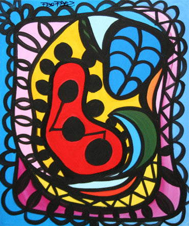 Explicate by Fdo Fdez, acrylic on canvas