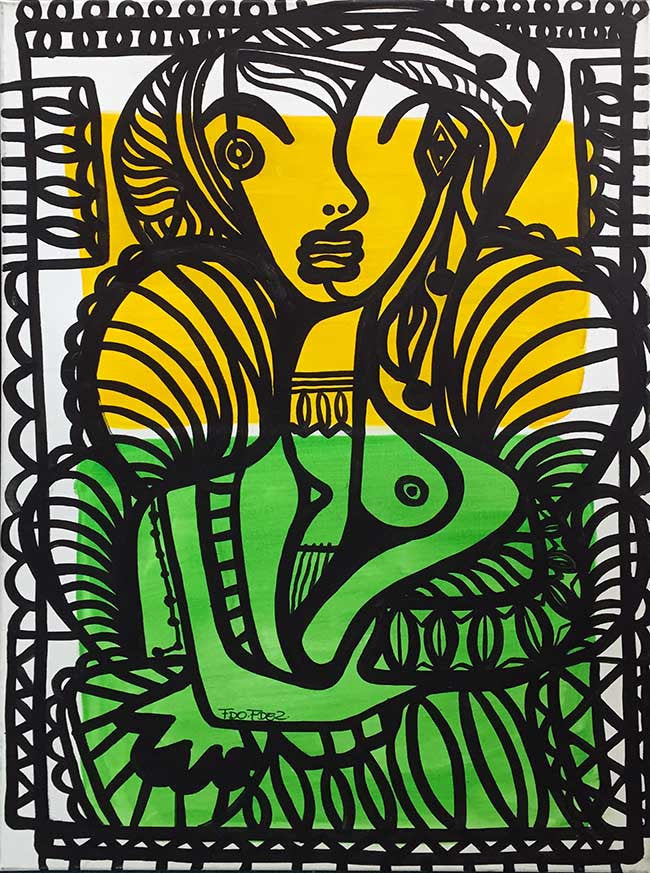 Limon by Fdo Fdez, 2013 acrylic on canvas
