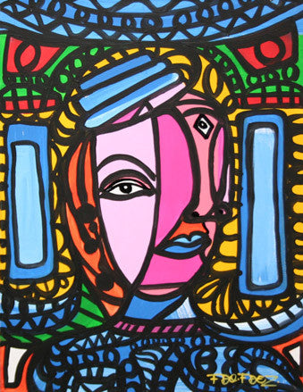 Recondition by Fdo Fdez, acrylic on canvas